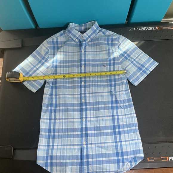 Vineyard Vines Other - Vineyard Vines by Shep & Ian Men's Size Xs-short Sleeve Button Down-blue&white